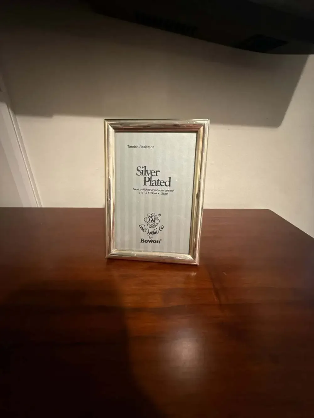 Vintage Loui Michel Cie by Bowon Silver Plated 3.5 x 5 Frame